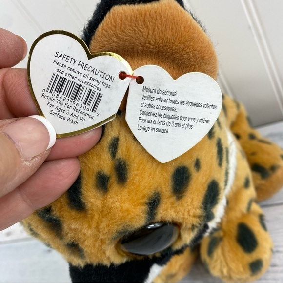 RARE Ty‎ Classic 10" Lynx "Larry" Plush Beanie Boos - Picture 5 of 13